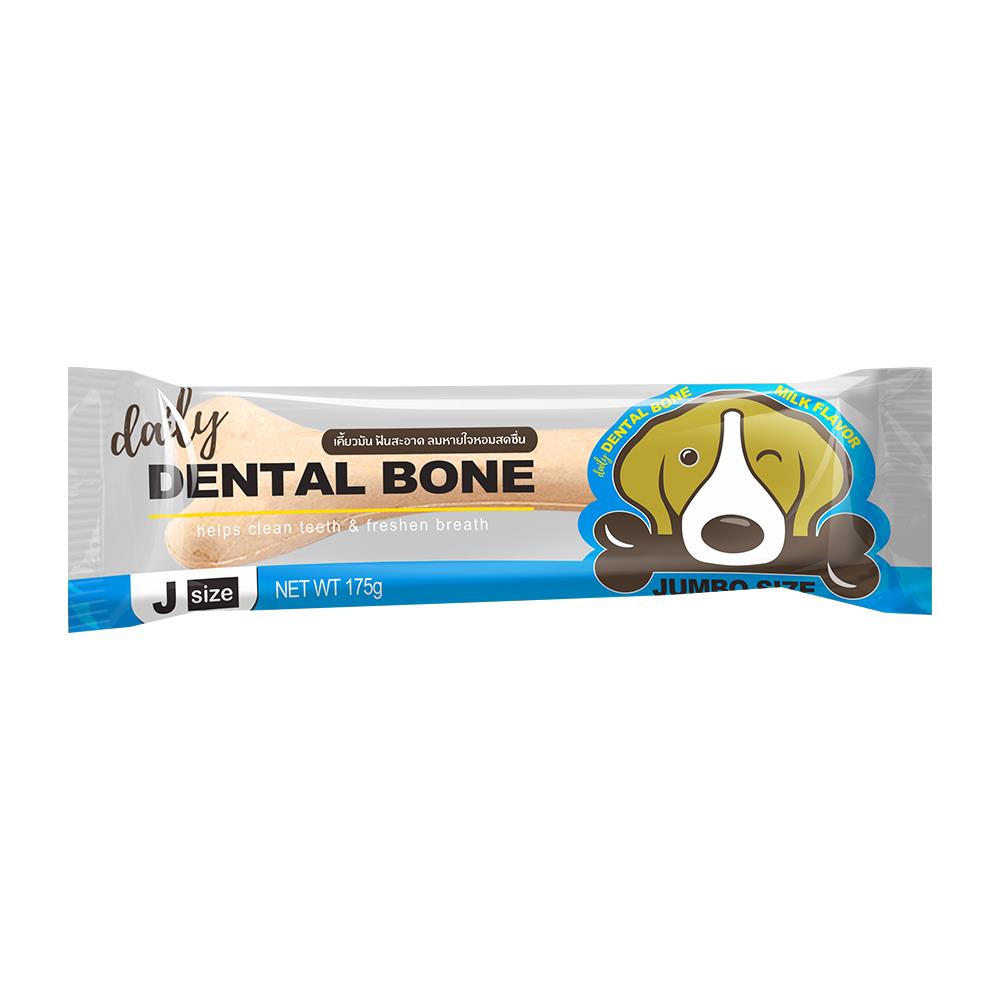ขนมขัดฟันสุนัข DENTAL BONE MILK J 175 ก. 12 ชิ้น/กล่อง
