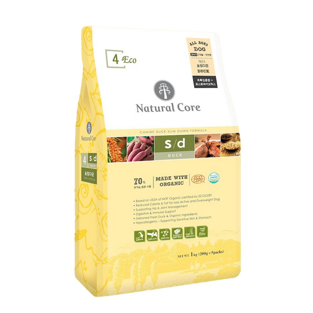 อาหารสุนัข NATURAL CORE ECO 4 SLIM DOWN DUCK (9 มม.) 1 กก.