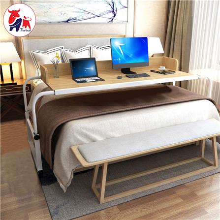 โต๊ะอเนกประสงค์ THAIBULL รุ่น OB2-4514 สีน้ำตาล/ขาว_6