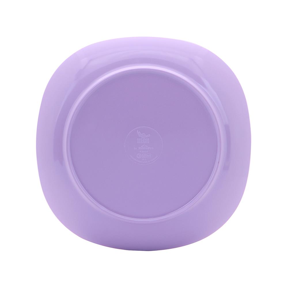 จานเมลามีนเหลี่ยม 9 นิ้ว KECH NEW WAVE สีม่วง