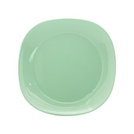 จานเมลามีนเหลี่ยม 8 นิ้ว KECH NEW WAVE สีเขียว_1