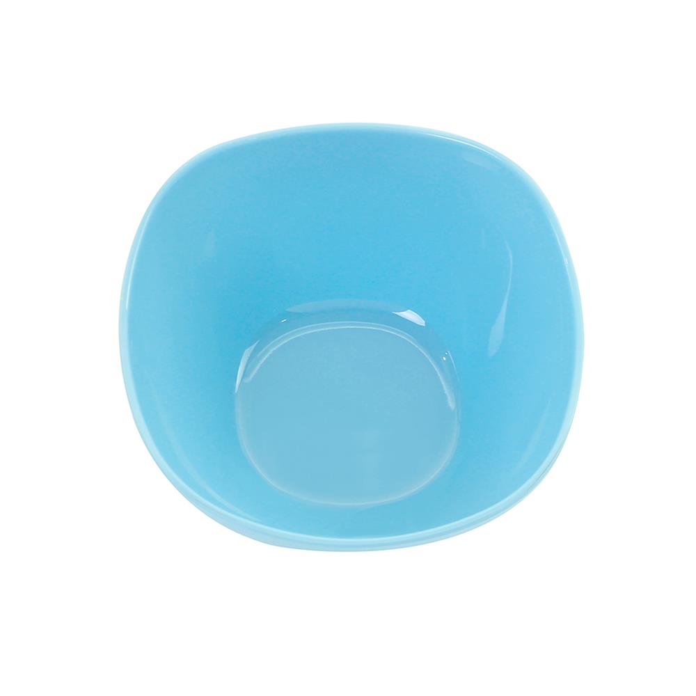 ชามเมลามีนเหลี่ยม 4.5 นิ้ว KECH NEW WAVE สีฟ้า