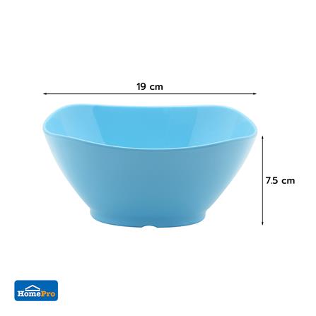 ชามเมลามีนเหลี่ยม 7.5 นิ้ว KECH NEW WAVE สีฟ้า_4