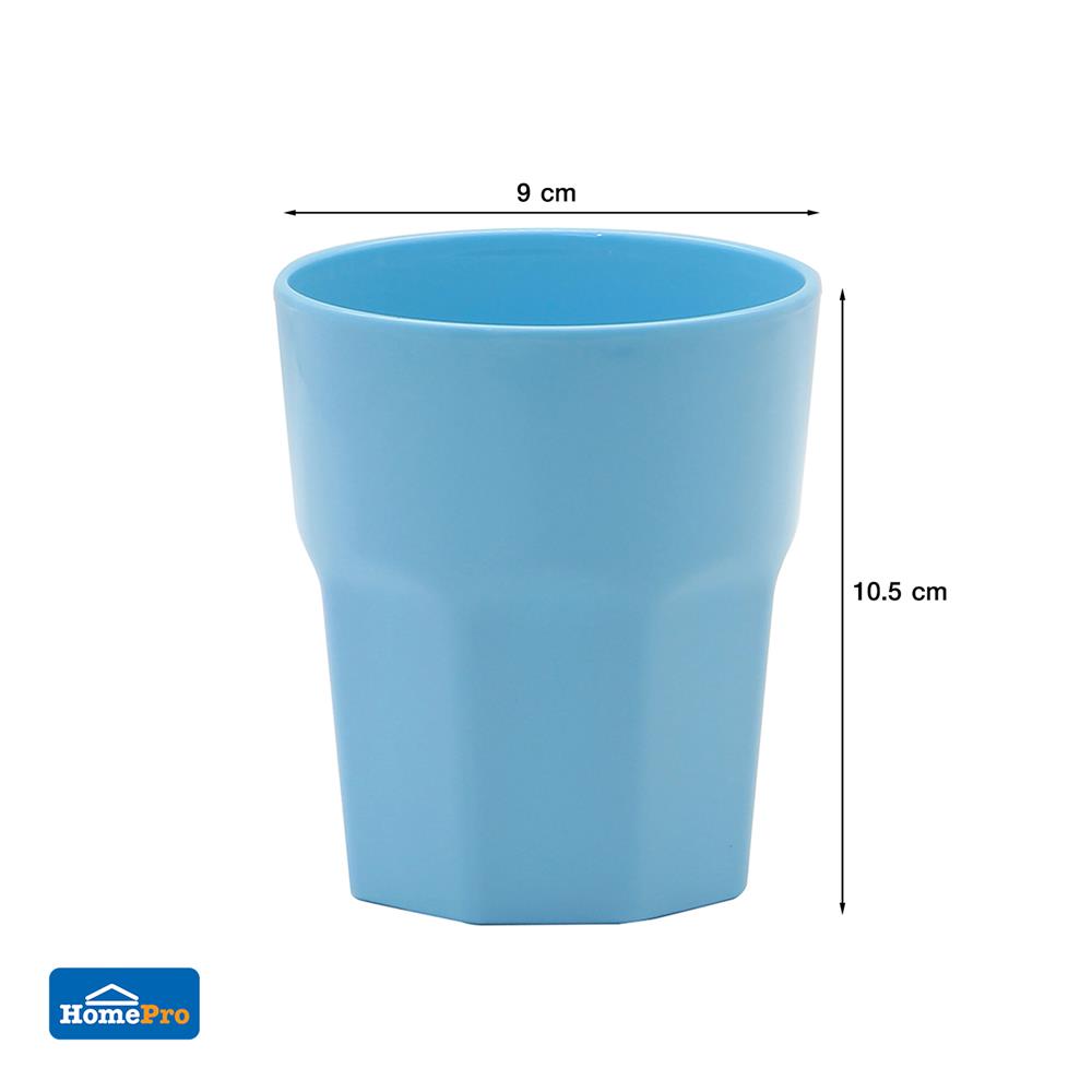 แก้วน้ำเมลามีน 400 มล. KECH NEW WAVE สีฟ้า