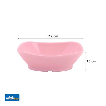 ถ้วยเมลามีนเหลี่ยม 2.75 นิ้ว KECH NEW WAVE สีชมพู_4