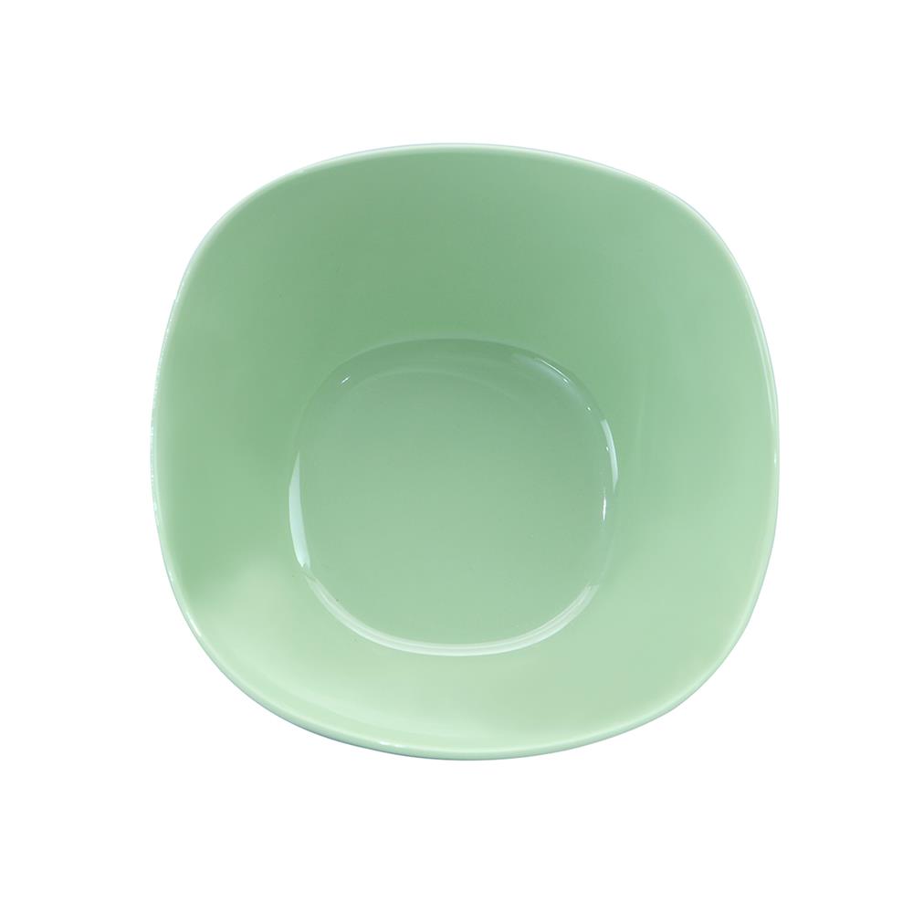 ชามเมลามีนเหลี่ยม 7.5 นิ้ว KECH NEW WAVE สีเขียว