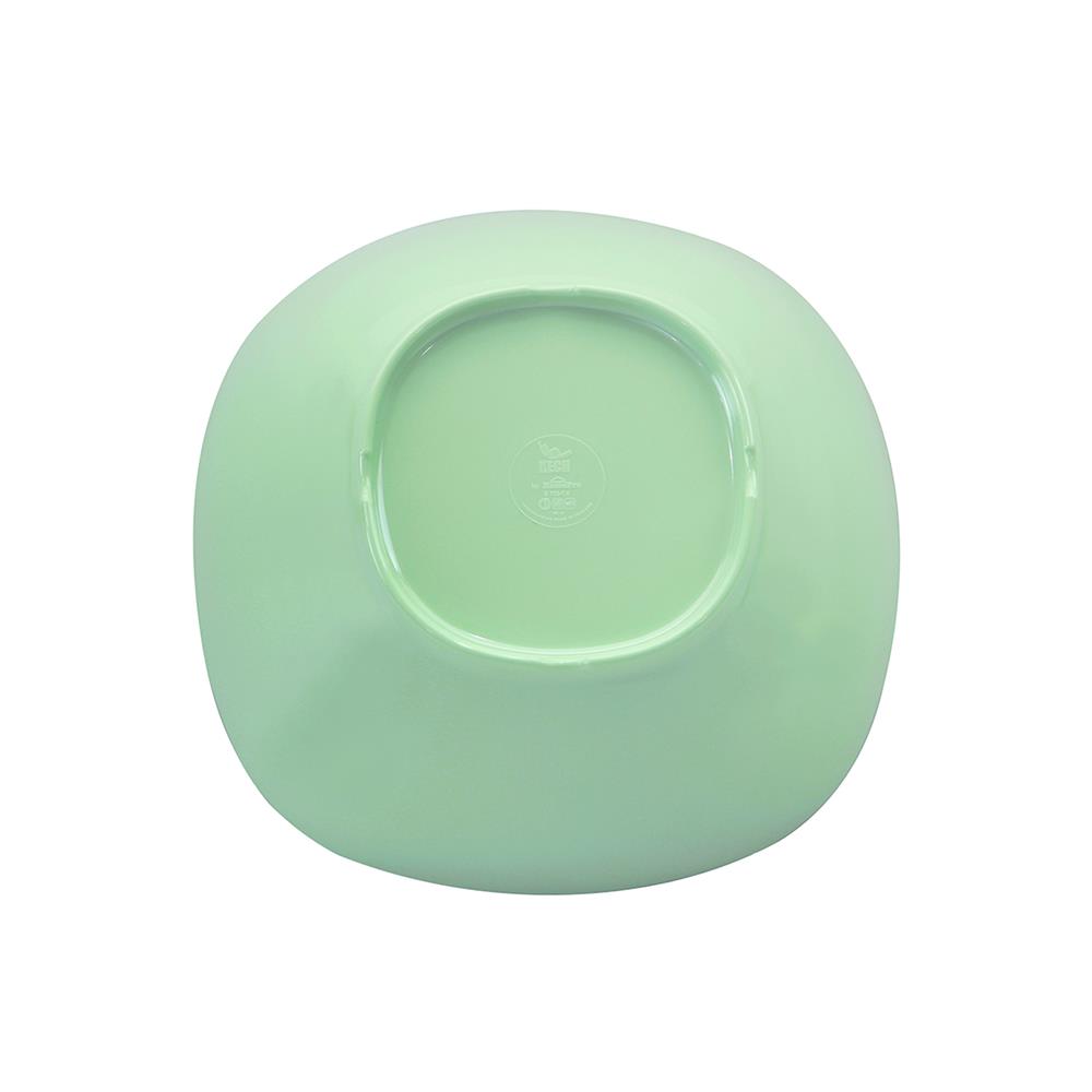ชามเมลามีนเหลี่ยม 7.5 นิ้ว KECH NEW WAVE สีเขียว