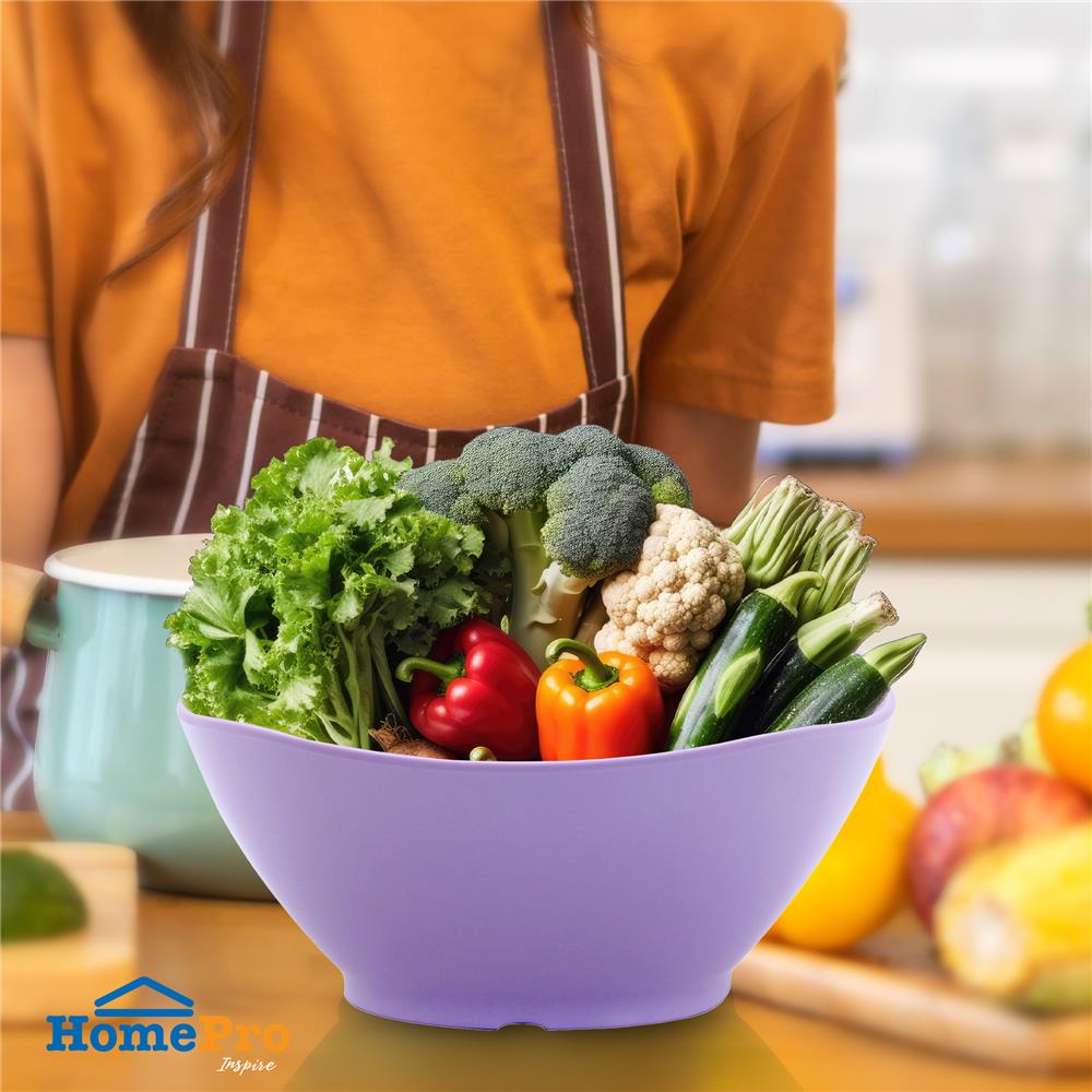 ชามเมลามีนเหลี่ยม 7.5 นิ้ว KECH NEW WAVE สีม่วง