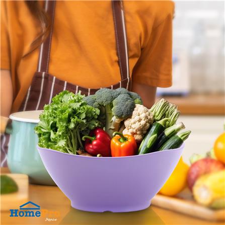 ชามเมลามีนเหลี่ยม 7.5 นิ้ว KECH NEW WAVE สีม่วง_3