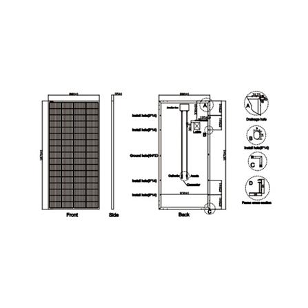 แผงโซลาร์เซลล์ 340 วัตต์ MONO FULL CELL P-TYPE OSDA_4