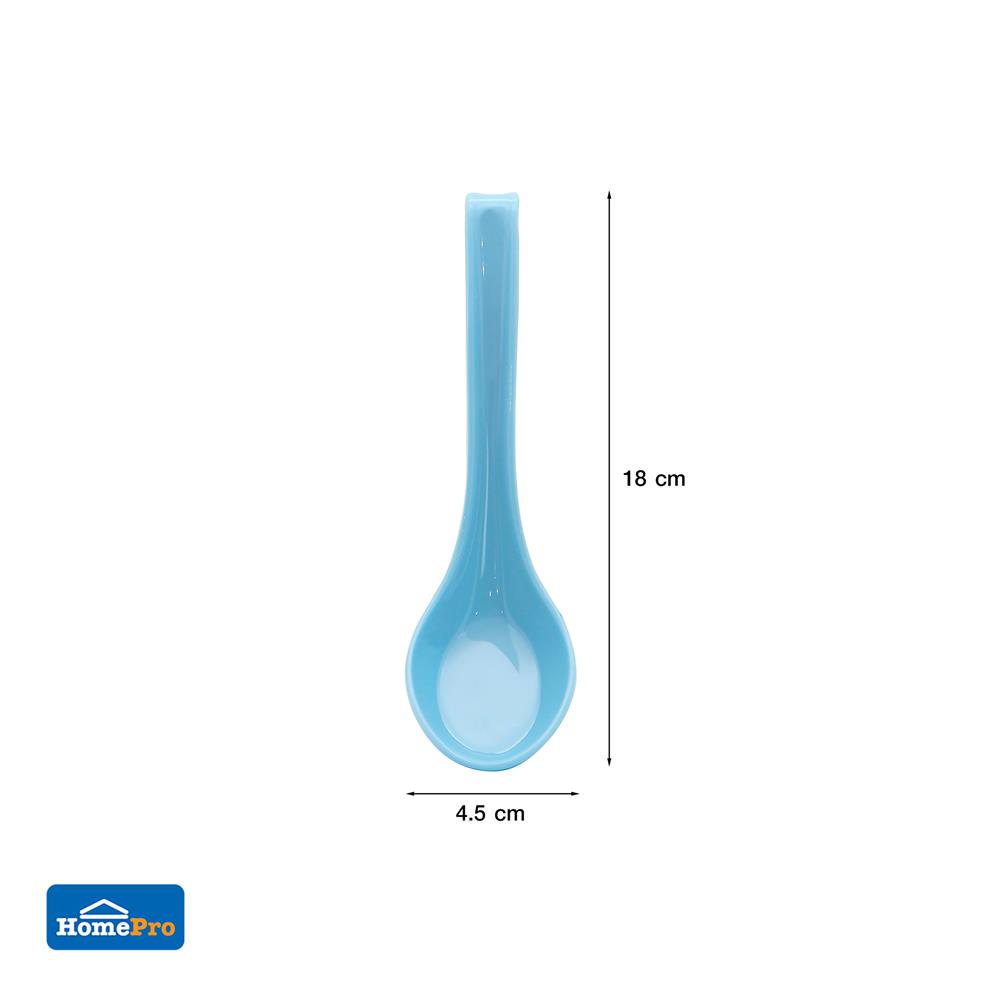 ช้อนจีนเมลามีน KECH NEW WAVE สีฟ้า