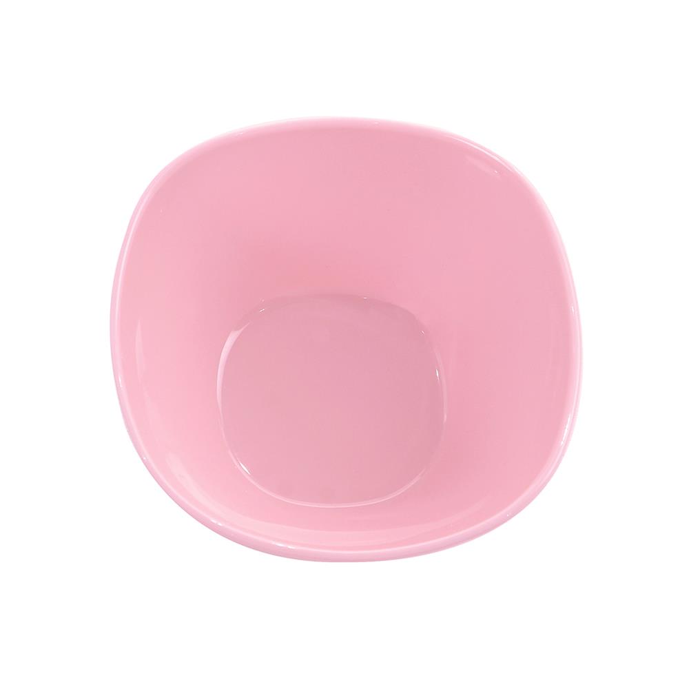 ชามเมลามีนเหลี่ยม 7.5 นิ้ว KECH NEW WAVE สีชมพู