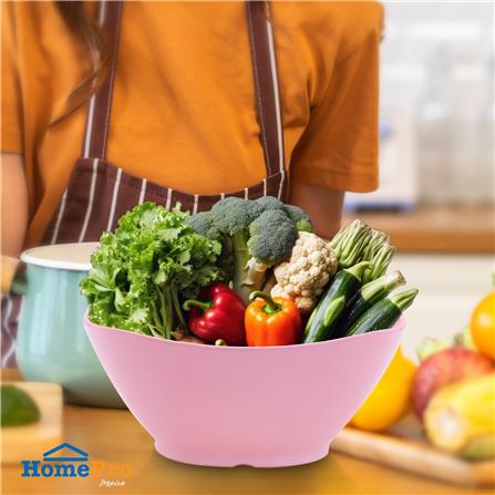 ชามเมลามีนเหลี่ยม 7.5 นิ้ว KECH NEW WAVE สีชมพู_3