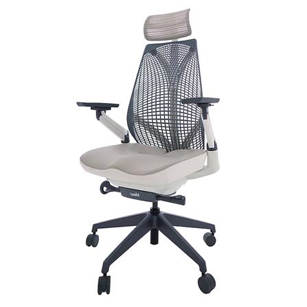 เก้าอี้สุขภาพ BEWELL EMBRACE PLUS สีเทา/ขาว_0