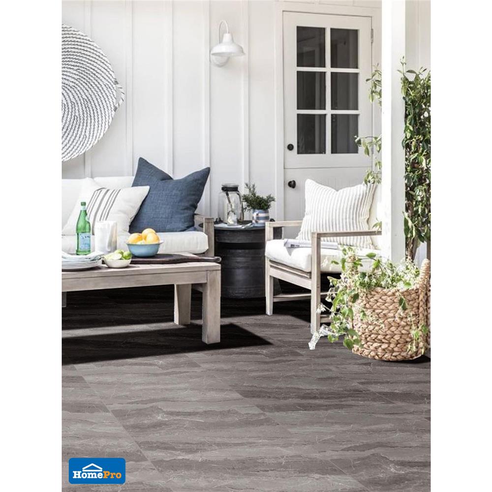 กระเบื้องพื้น 60x60 ซม. TARA เครโทส เทาเข้ม A 1.44