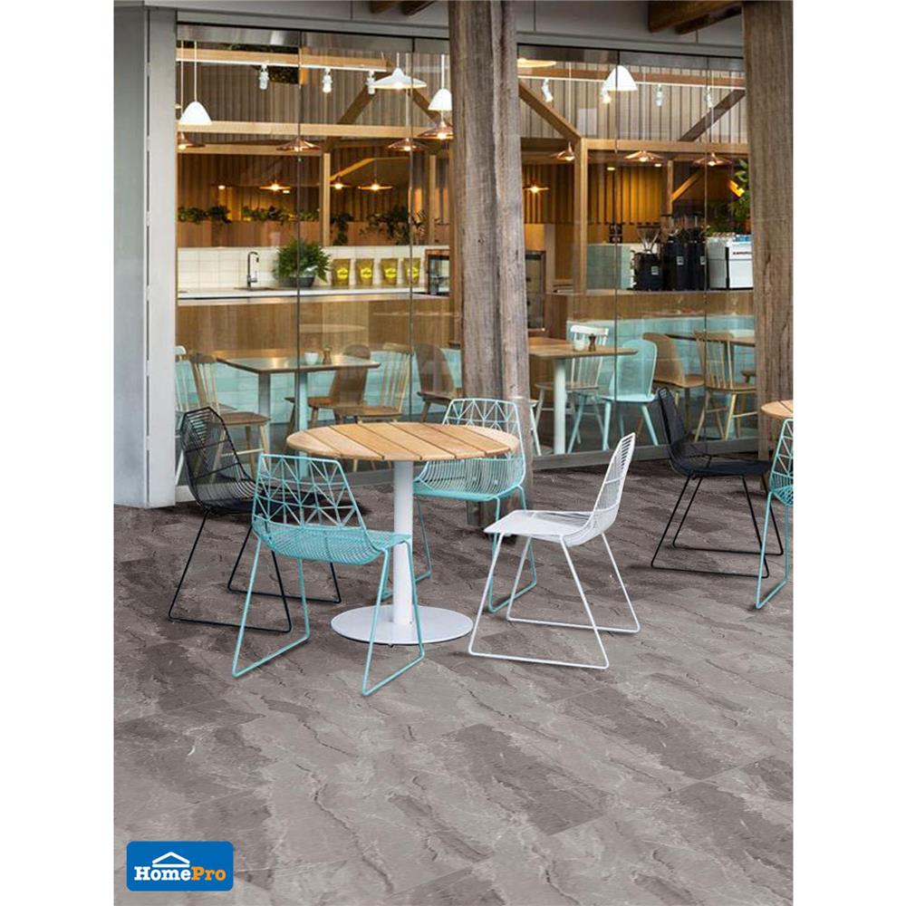 กระเบื้องพื้น 60x60 ซม. TARA เครโทส เทาเข้ม A 1.44