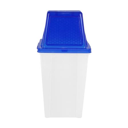 ถังขยะเหลี่ยมฝาสวิง ACCO 60 ลิตร สีน้ำเงิน/ใส_2