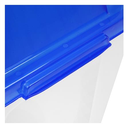 ถังขยะเหลี่ยมฝาสวิง ACCO 60 ลิตร สีน้ำเงิน/ใส_4