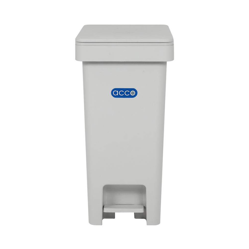 ถังขยะเหยียบเหลี่ยม ACCO LEAN 45 ลิตร สีเทา