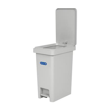 ถังขยะเหยียบเหลี่ยม ACCO LEAN 45 ลิตร สีเทา_3
