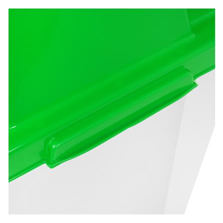 ถังขยะเหลี่ยม ฝาสวิง ACCO 60 ลิตร สีเขียวใส_4