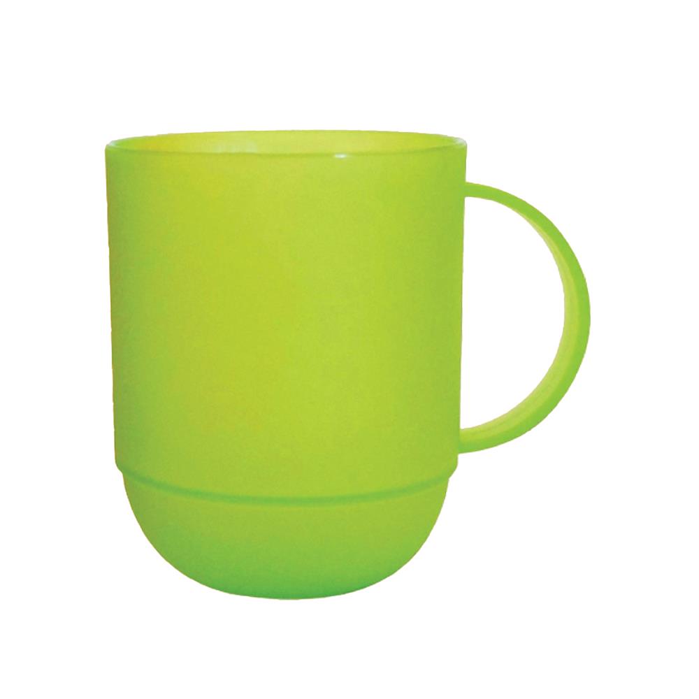 ถ้วยหู PP 450ml DKW BASIC แพ็ก 3 ชิ้น สีฟ้า/ส้ม/เขียว