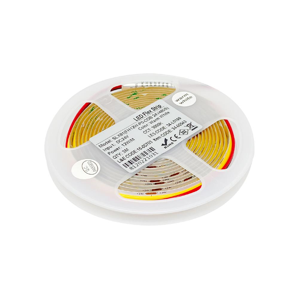 ไฟเส้น LED L&E 12 วัตต์ IP20 3 เมตร WARM WHITE