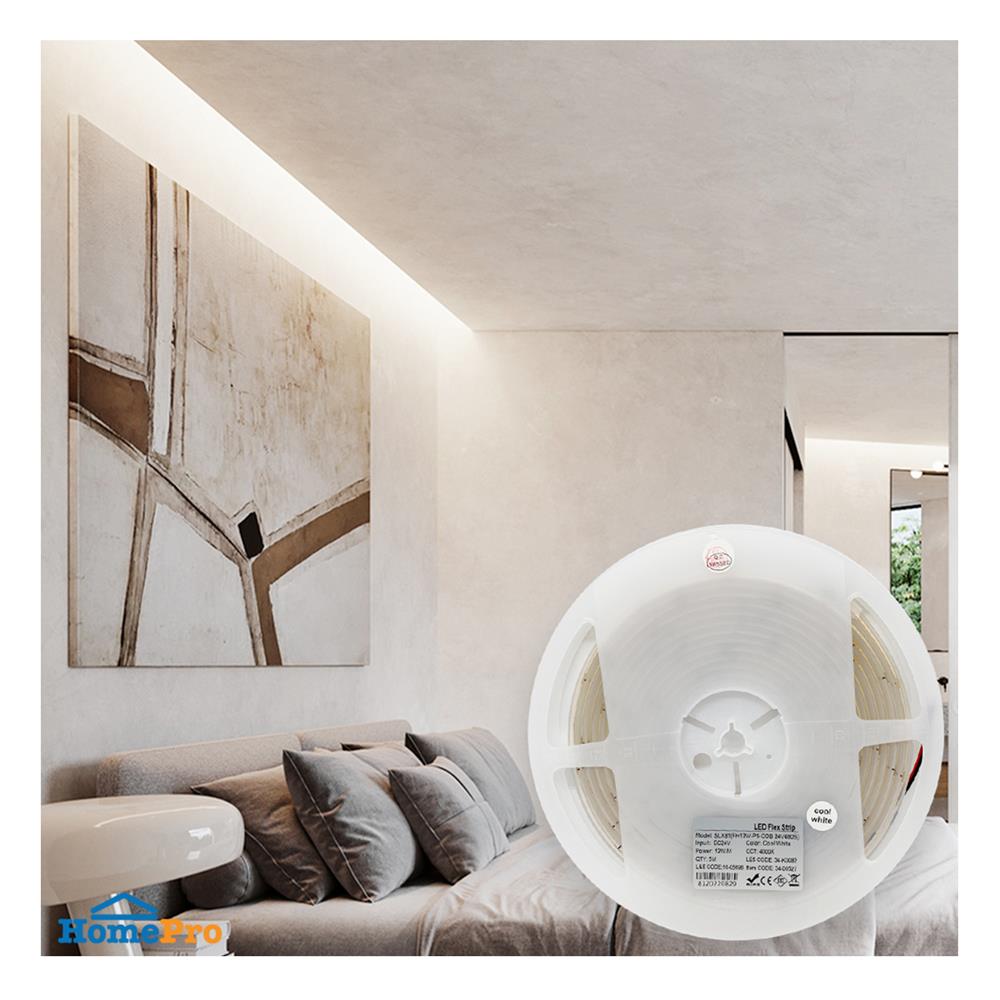 ไฟเส้น LED L&E 12 วัตต์ IP65 5 เมตร COOL WHITE