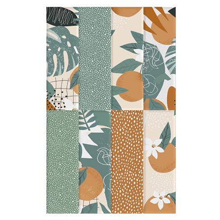 กระเบื้องผนัง 10x16 นิ้ว COTTO แทนเจอรีน เดคโค่ มิกซ์คัลเลอร์ (HYG) PM 1 ตร.ม._0