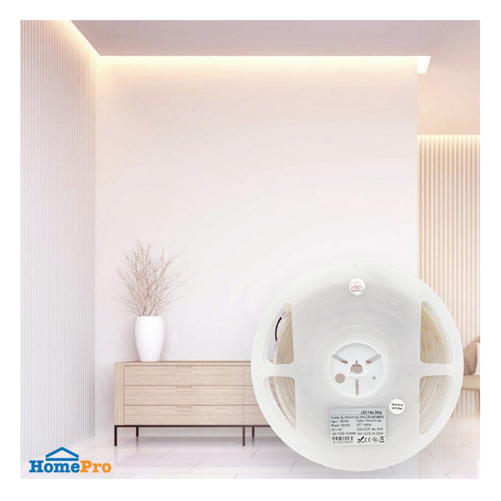 ไฟเส้น LED L&E 12 วัตต์ IP65 5 เมตร WARM WHITE