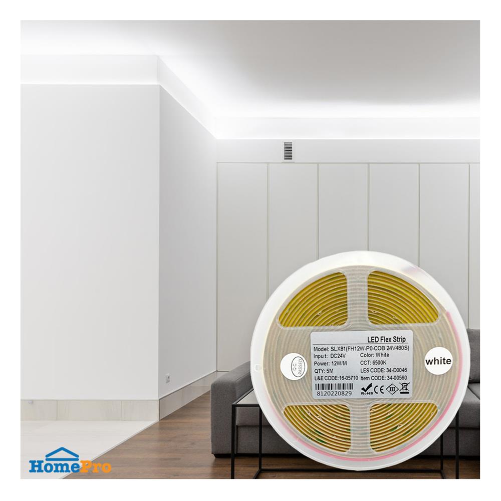 ไฟเส้น LED L&E 12 วัตต์ IP20 5 เมตร DAYLIGHT