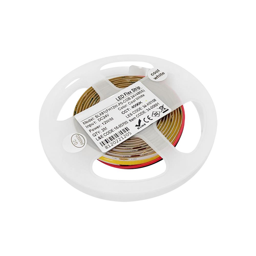 ไฟเส้น LED L&E 12 วัตต์ IP20 2 เมตร COOL WHITE