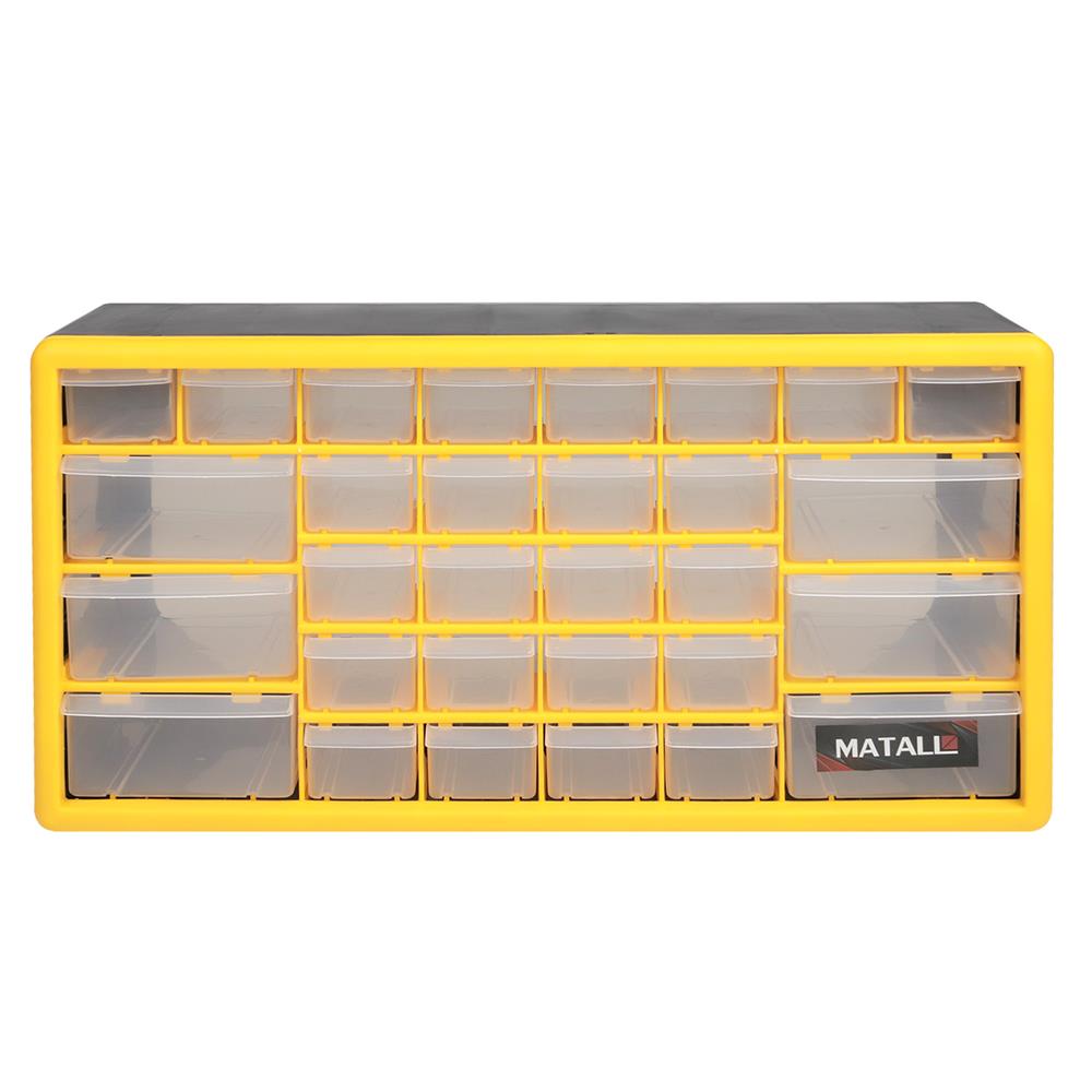 กล่องเครื่องมือ DIY MATALL HL3045-E 30 ช่อง สีเหลือง