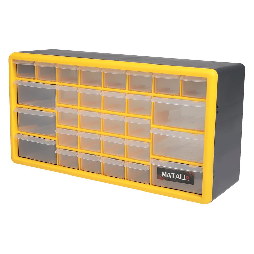 กล่องเครื่องมือ DIY MATALL HL3045-E 30 ช่อง สีเหลือง