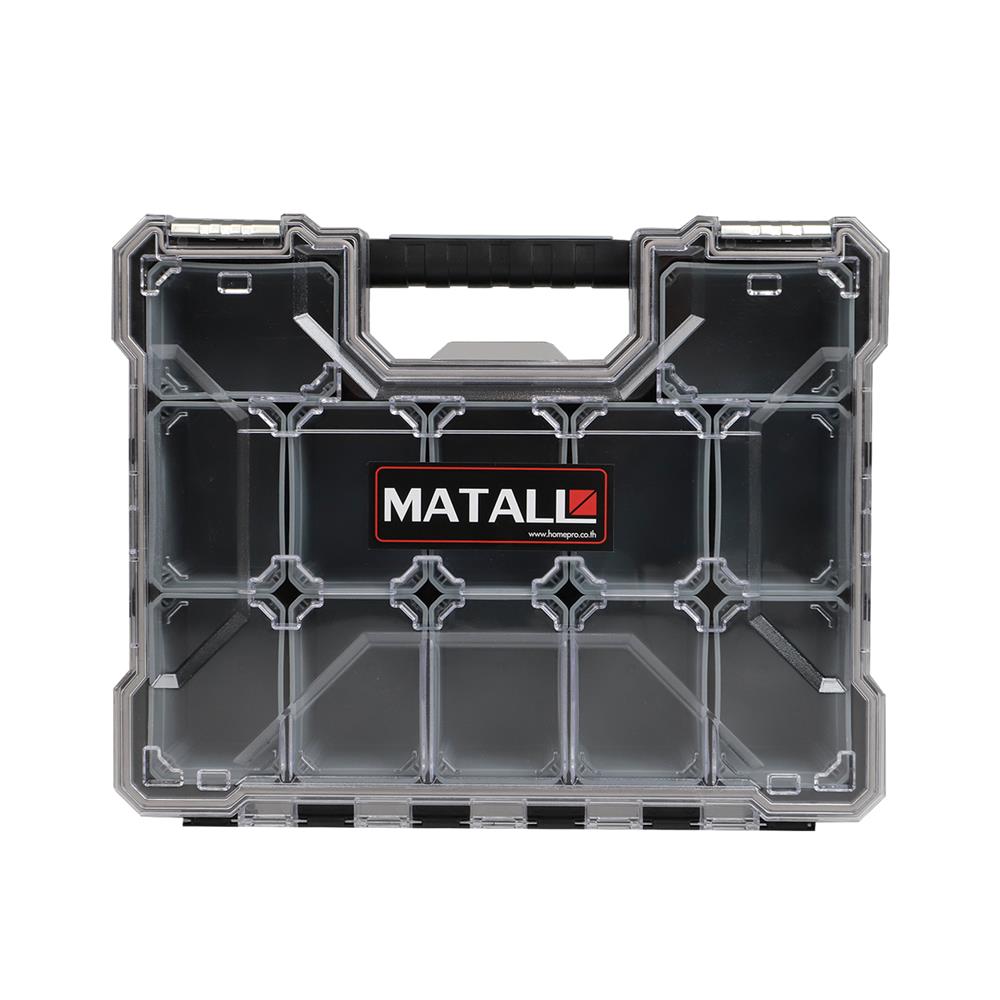 กล่องเครื่องมือ DIY MATALL HL3086-E 12 ช่อง สีเทา_0