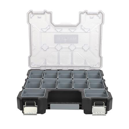 กล่องเครื่องมือ DIY MATALL HL3086-E 12 ช่อง สีเทา_3