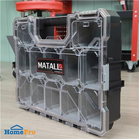 กล่องเครื่องมือ DIY MATALL HL3086-E 12 ช่อง สีเทา_6