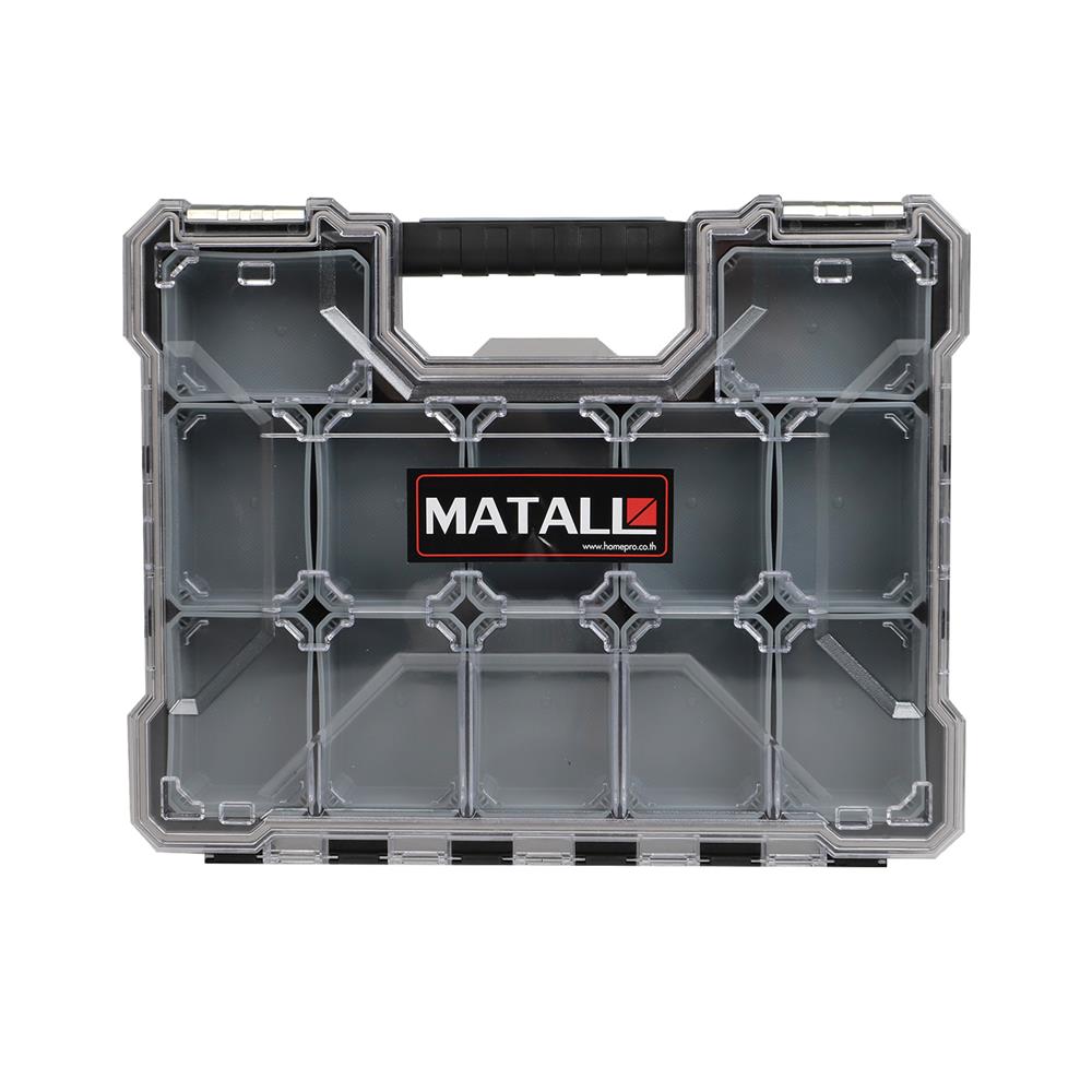 กล่องเครื่องมือ DIY MATALL HL-3086-F 12 ช่อง สีเทา_1