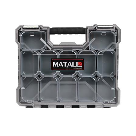 กล่องเครื่องมือ DIY MATALL HL-3086-F 12 ช่อง สีเทา_0