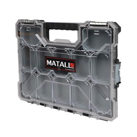 กล่องเครื่องมือ DIY MATALL HL-3086-F 12 ช่อง สีเทา_2