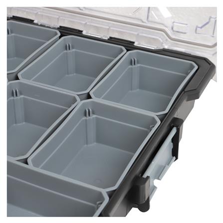 กล่องเครื่องมือ DIY MATALL HL-3086-F 12 ช่อง สีเทา_4