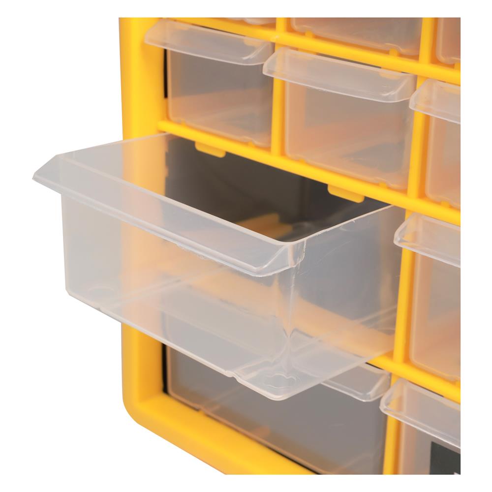 กล่องเครื่องมือ DIY MATALL HL3045-B 12 ช่อง สีเหลือง