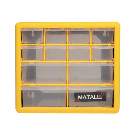 กล่องเครื่องมือ DIY MATALL HL3045-B 12 ช่อง สีเหลือง_0