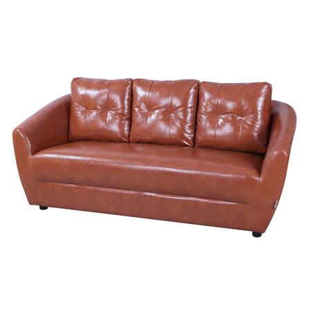 ชุดโซฟา 5 ที่นั่ง AS FURNITURE ROOF LBWB21 PVC น้ำตาลอ่อน_1