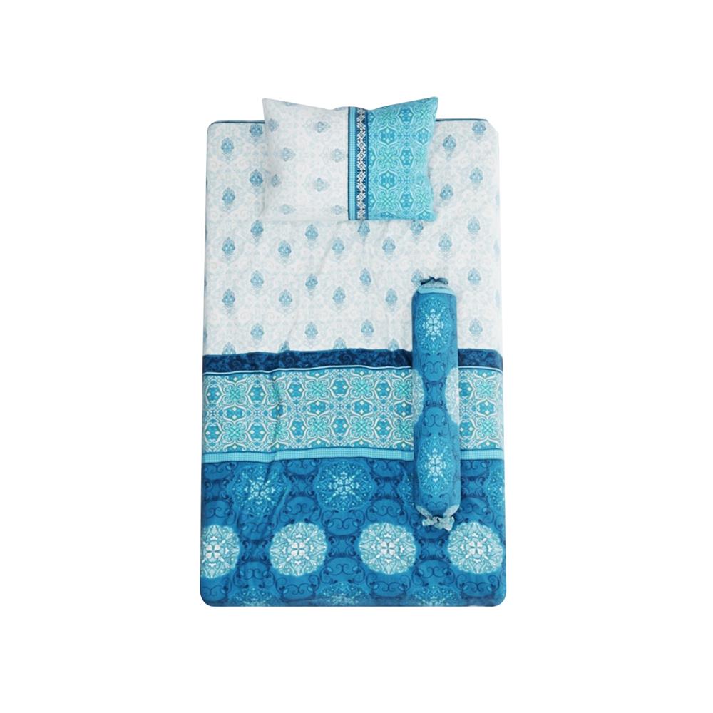 ชุดผ้าปูที่นอน 3.5 ฟุต 3 ชิ้น SATIN PLUS PRINT PP020