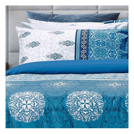 ชุดผ้าปูที่นอน 6 ฟุต 5 ชิ้น SATIN PLUS PRINT PP020_1