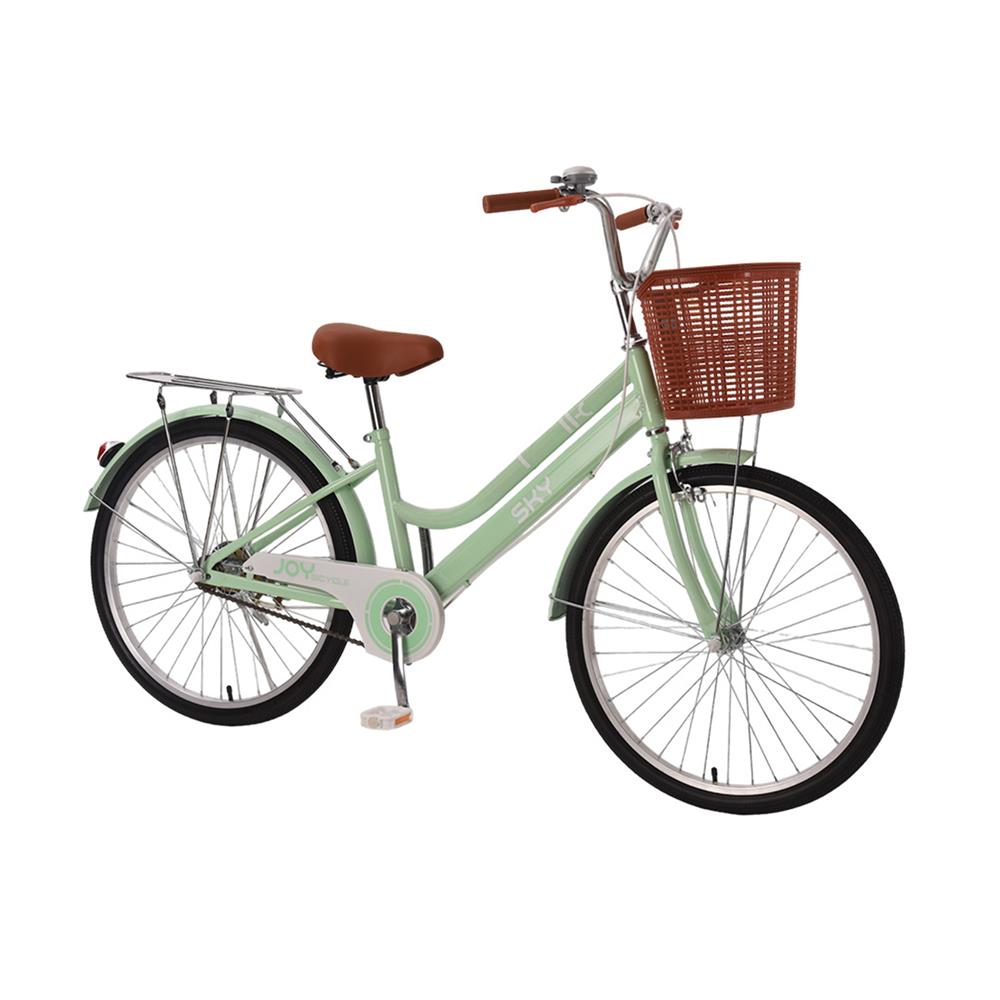 จักรยานแม่บ้าน 24 นิ้ว JOY BICYCLE SKY สีเขียว