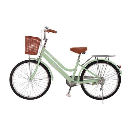 จักรยานแม่บ้าน 24 นิ้ว JOY BICYCLE SKY สีเขียว_1