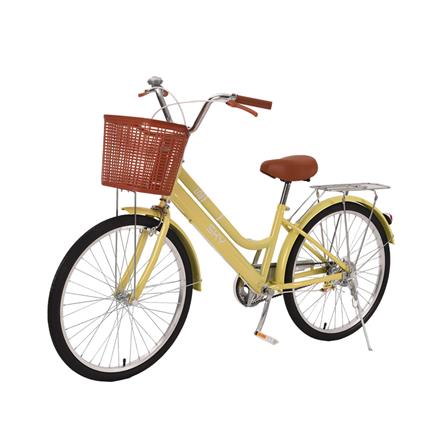 จักรยานแม่บ้าน 24 นิ้ว JOY BICYCLE SKY สีครีม_2