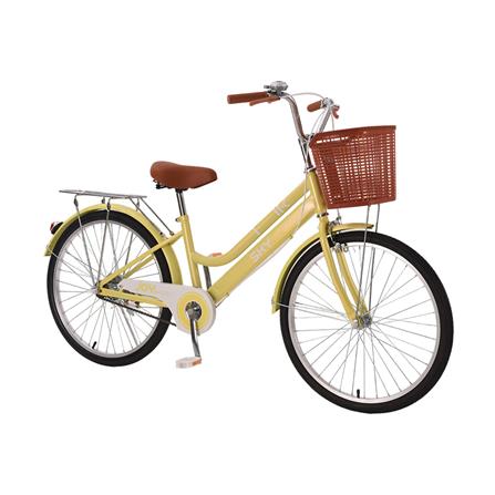 จักรยานแม่บ้าน 24 นิ้ว JOY BICYCLE SKY สีครีม_3